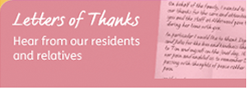 Hear from our residents and relatives