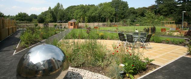 Landscaped gardens for fresh air, relaxation and enjoyment.