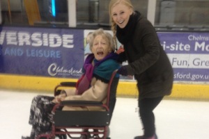 Fun on the Ice with Residents at Alderwood