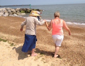 Bramley Court residents enjoyed a day beside the seaside on a beautiful summer’s day!