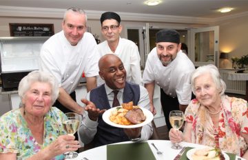 Ainsley Harriott Samples Fine Dining at Water Mill House