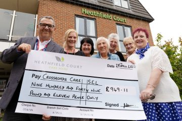 Heathfield Court marks 5th Anniversary with charity donation