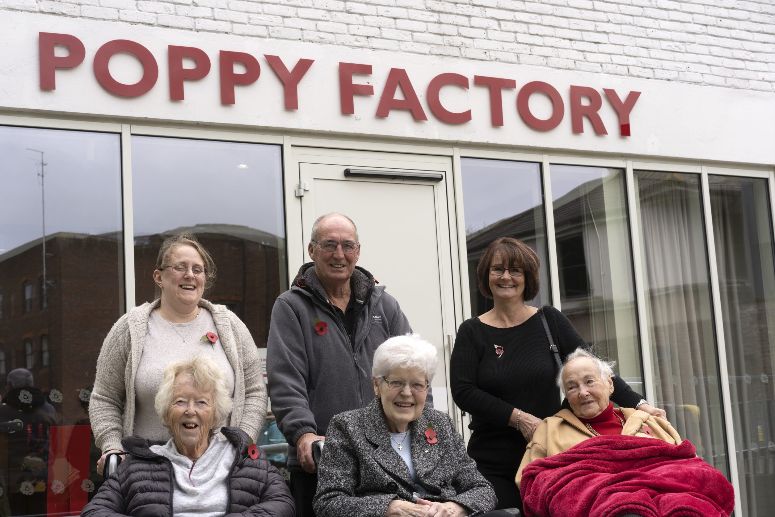 Group visit The Poppy Factory