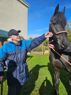 Special memories come racing back for horse loving resident at Claremont Court